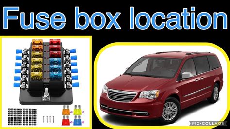 town and country fuse box locations